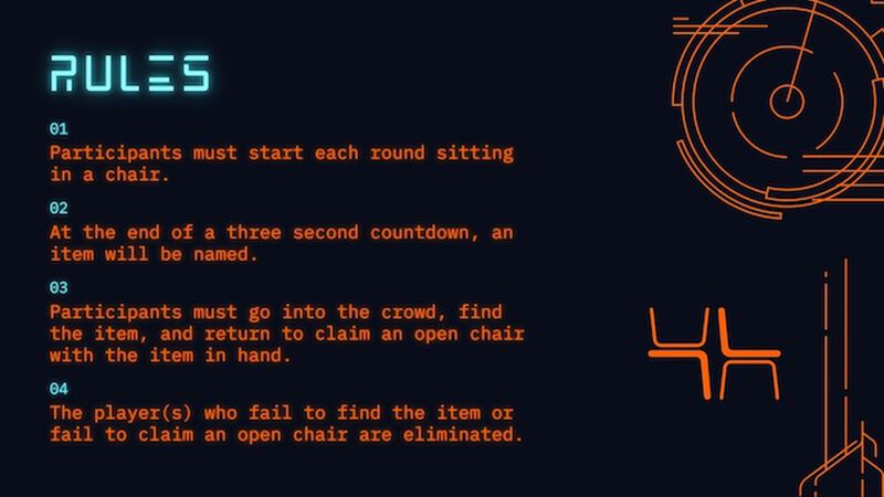 Musical Chair Scavenger Hunt